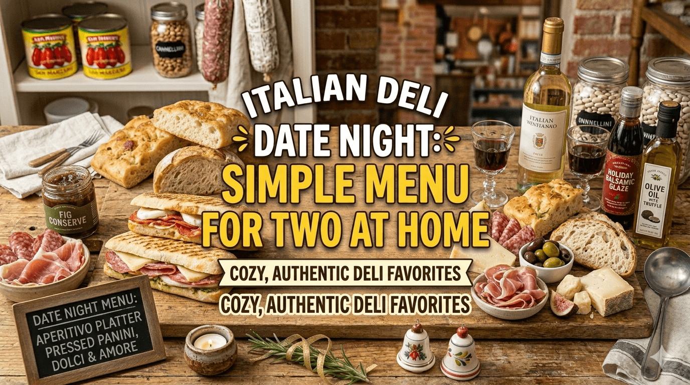 Italian Deli Date Night: Simple Menu for Two at Home